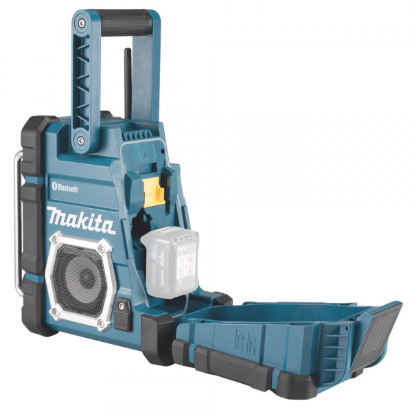 MAKITA Radio, darbojas ar visiem Makita akumulatoriem 7,2 - 18V; Bluetooth and USB