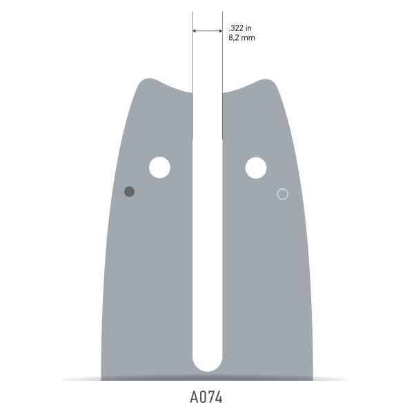 Рейка 14" 3/8 13мм Штиль