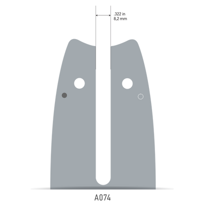 Рейка 14" 3/8 13мм Штиль